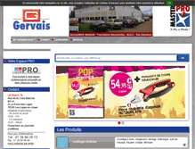 Tablet Screenshot of gervais-sa.com